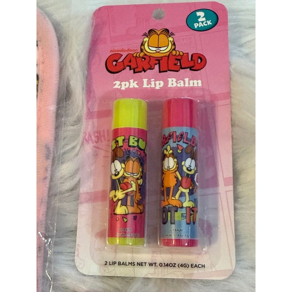 Garfield Nickelodeon Bundle Sunglasses Towel Tub Treads Lip Balm Set New
